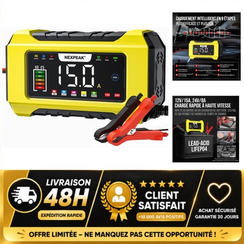 Nexpeak chargeur batterie - chargeur,