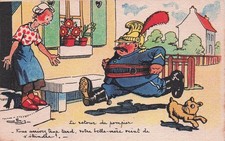 Carte postale ancienne thème