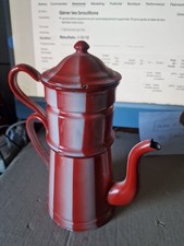 cafetière  en tole émaillée