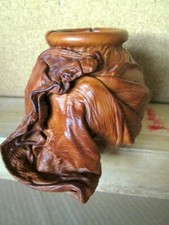 ETHNIC ART POT Leather Skin