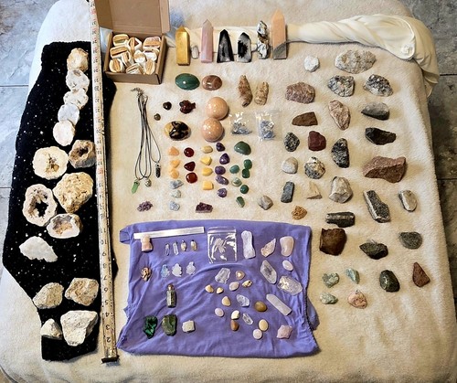 Lot crystal mineral - lot,