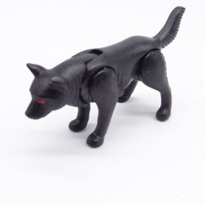 38025 Playmobil Loup Noir avec yeux rouges