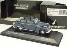 Minichamps 1/43 - Opel Olympia Cabriolet Grey Blue 1952