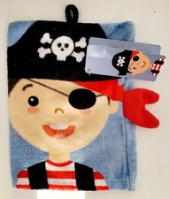 1 Gant de toilette bleu Pirate