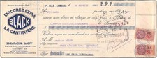 1940 CHICOREE EXTRA BLACK LA CANTINIERE A SAINTE OLLE CAMBRAI - M. MILOU A TRIE
