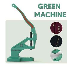 Machine À Presse Manuelle Verte Pour Oeillets Rivets Et Boutons En Cuir