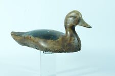 Antique Wooden Carved Folk Art Polychrome Duck Hunting Caller 1