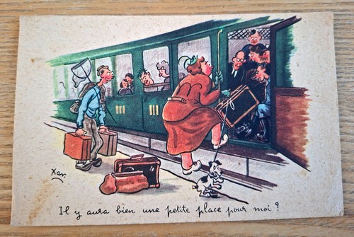 Carte humoristique 1951