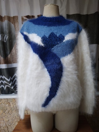 Pull angora très - angora, poilu