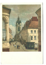 PEINTRE PEINTURE  COROT  LE BEFFROI DE DOUAI