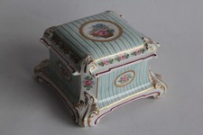 Antique Porcelain Jewelry Box (68092)