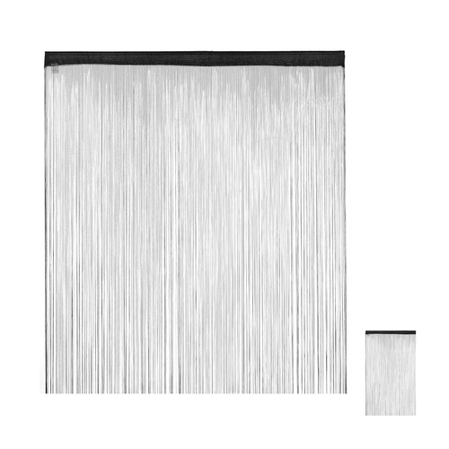Rideaux fils noir - rideaux,