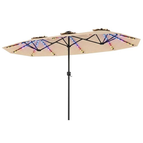 Parasol jardin double - double, avec