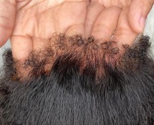 Front lace wig 22" Kinky lisse