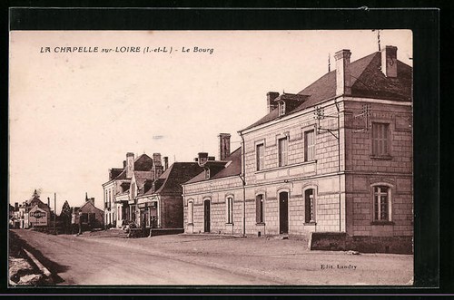 Cpa chapelle sur loire le - la, chapelle-sur-loire,