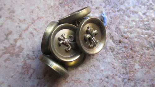 Boutons anciens dorés - 7,