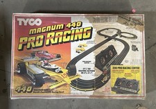 1981 Tyco Magnum 440 Pro Racing Track Slot Car Set 