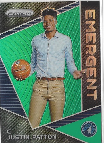 2017 panini prizm - panini, justin