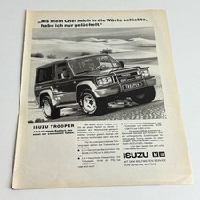ISUZU TROOPER / 1p publicité