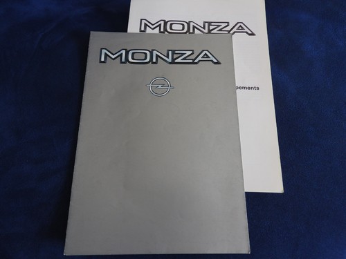 Catalogue depliant opel - catalogue, monza