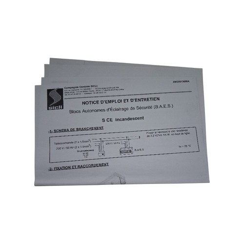 Sicli des 60etce bloc autonome - 60etce,