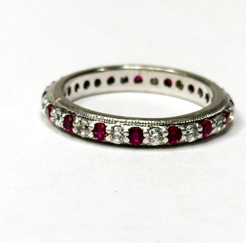 Sterling silver red - red, and
