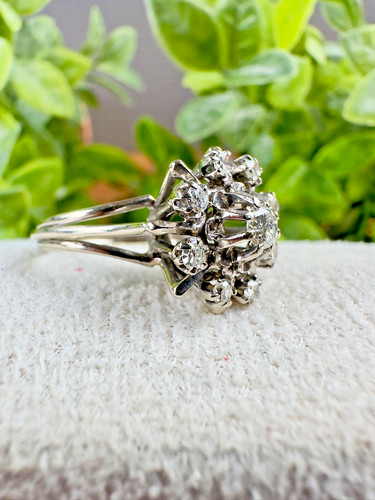 Bague marguerite ancienne - , en