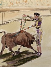 Peinture Painting Corrida