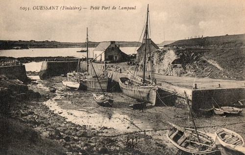 Cpa ouessant finistere - finistere, petit