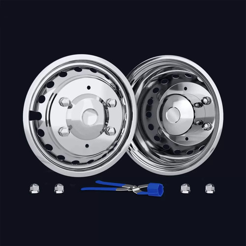 Kit enjoliveurs inox x - 16",