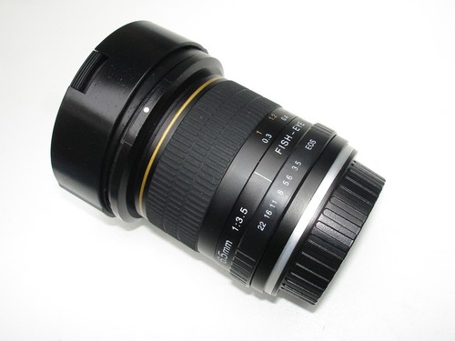 Objectif fish eye - fish,