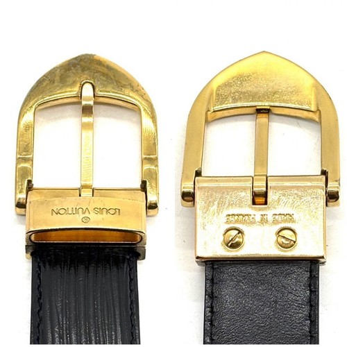 Louis vuitton belt black - vuitton,