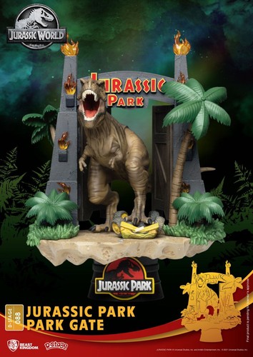 Jurassic park diorama - park,