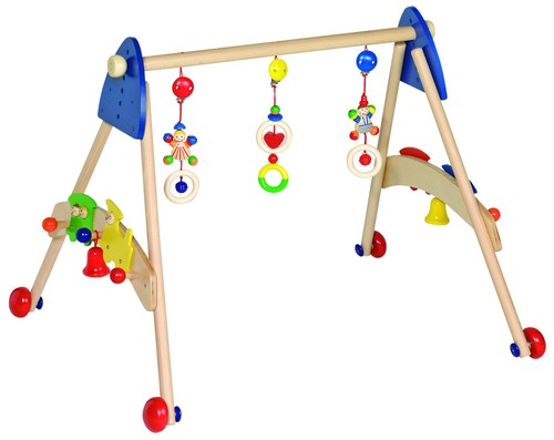 Portique activités bois - d'activités,
