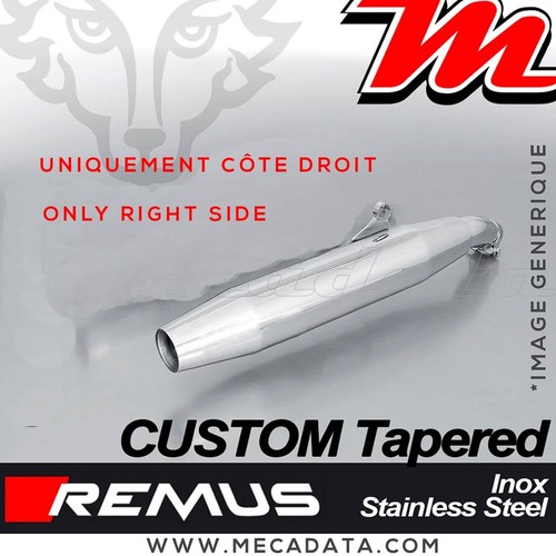 Silencieux droit remus - droit, triumph
