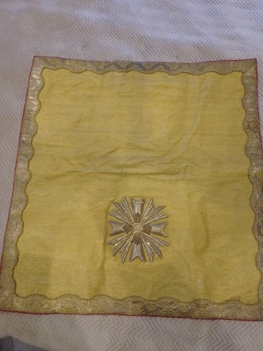 Ancien voile calice drap - voile, de