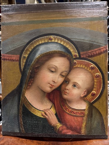 Ancien tableau religieux - ancien,