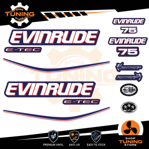 Kit autocollants pour moteur - kit,