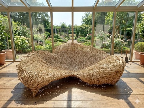 Assise rotin artisanale - assise,