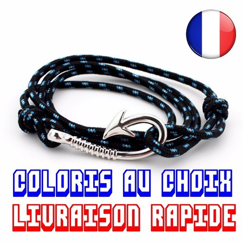 Bracelet réglable hameçon - bracelet,