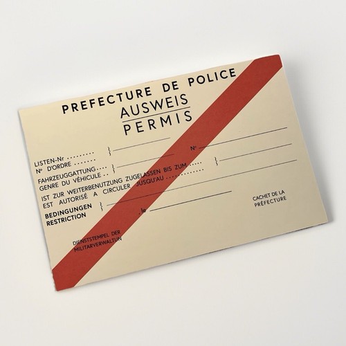 Papier ausweis reproduction - papier,