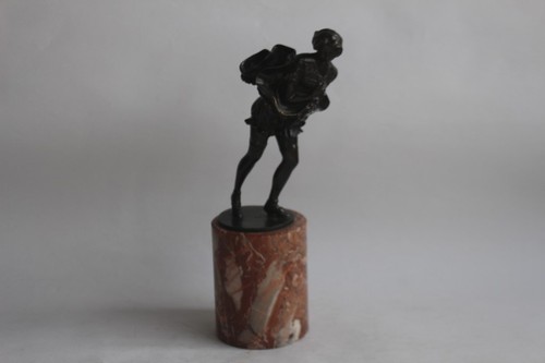Statuette bronze femme