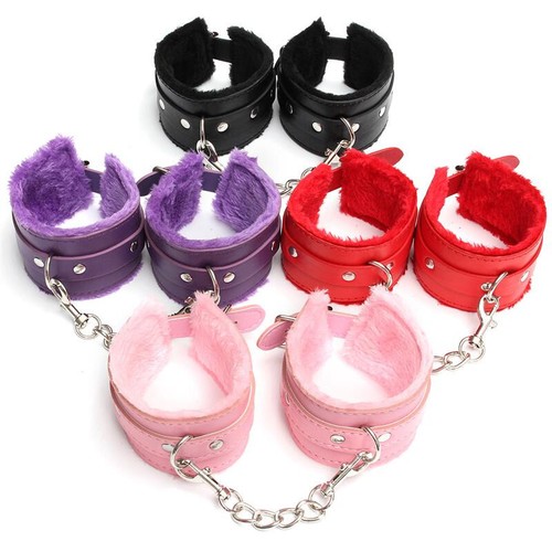 Menottes simili cuir avec - simili,