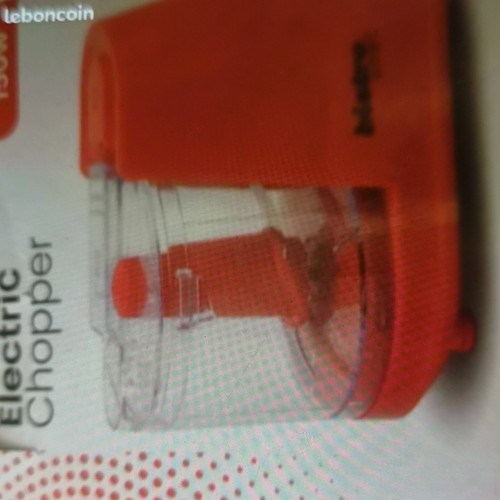 Hachoir électrique rouge avec