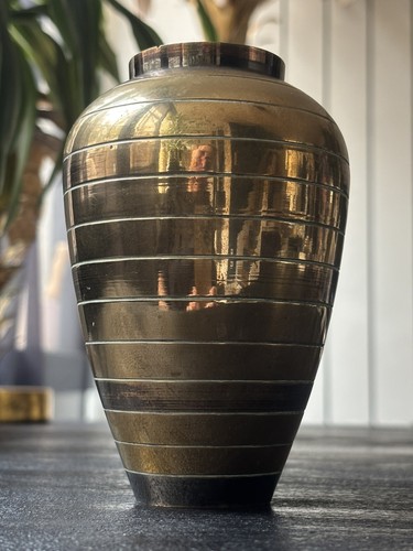 Magnifique vase métal de - vase,
