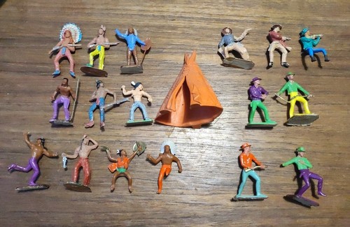 Lot personnages indiens - lot,