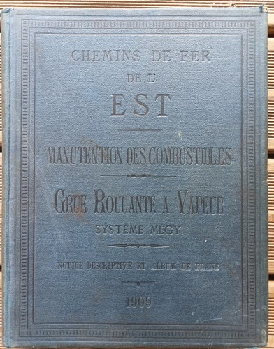 1909 chemins fer l est - fer, de
