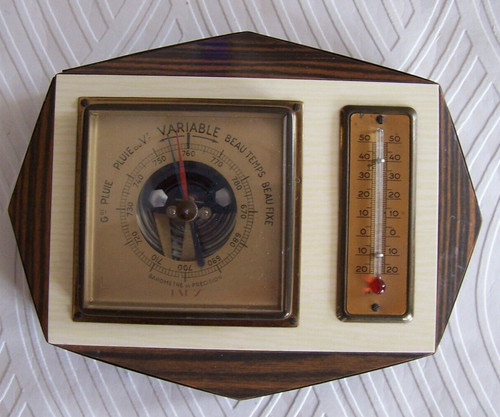 Vintage baromètre thermometre - vintage,
