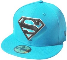 New Era Superman Turquoise 59Fifty Fitted Cap DC Comics Kappe Édition Limitée