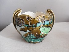 ANCIENNE JARDINIERE EN FAIENCE